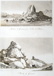 Rochers de Granit pres l'Isle de Philee, Roche de Granit